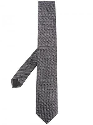 Жаккардовый галстук Lanvin. Цвет: серый