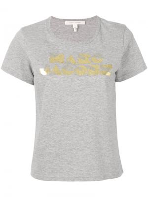 Классическая футболка с логотипом Marc Jacobs. Цвет: серый