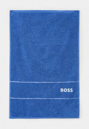 Полотенце Boss. Цвет: синий