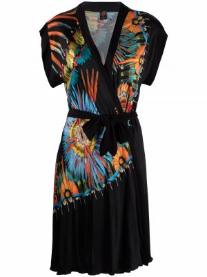 Пляжное платье 2000-х годов с принтом Jean Paul Gaultier Pre-Owned. Цвет: черный
