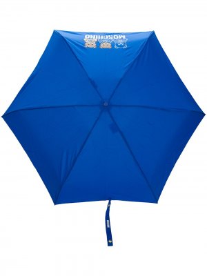Зонт с принтом Teddy Bear Moschino. Цвет: синий