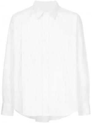 Рубашка модели оверсайз Wooyoungmi. Цвет: белый