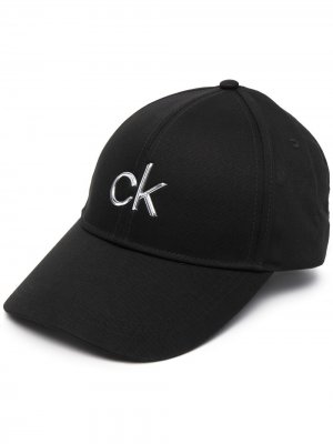 Твиловая кепка Calvin Klein. Цвет: черный