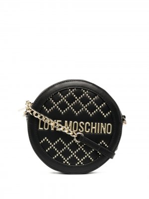 Декорированная сумка через плечо Love Moschino. Цвет: черный
