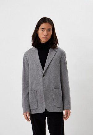 Пиджак UNIQLO. Цвет: серый