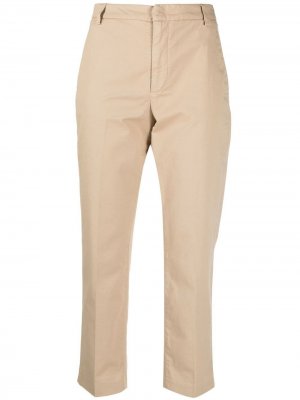 Укороченные брюки чинос Dondup. Цвет: нейтральные цвета