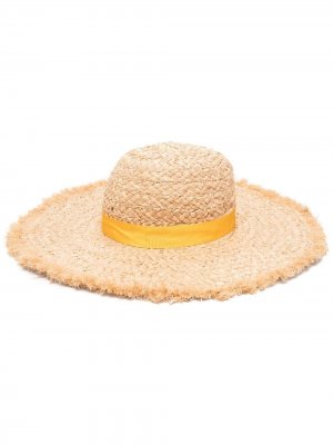 Соломенная шляпа Borsalino. Цвет: нейтральные цвета