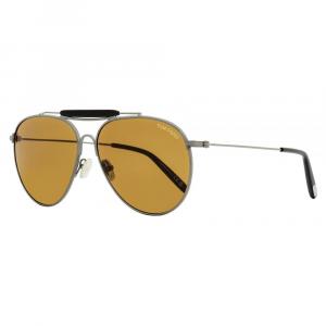 Мужские солнцезащитные очки-пилоты  TF995 Raphael-02 08E Gunmetal/Black 59mm Tom Ford