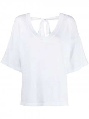 Блузка с завязками P.A.R.O.S.H.. Цвет: белый