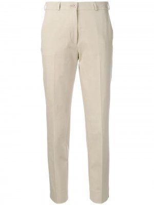 Укороченные зауженные брюки чинос Etro. Цвет: нейтральные цвета