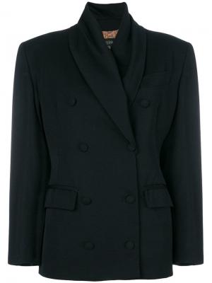 Пиджак с воротником шалькой Jean Paul Gaultier Vintage. Цвет: черный