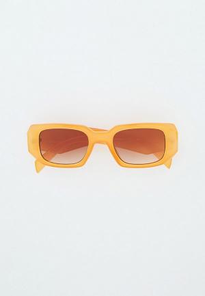Очки солнцезащитные Fabretti. Цвет: оранжевый