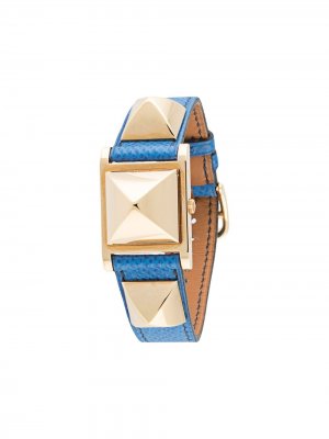 Наручные часы Medor pre-owned 1993-го года Hermès. Цвет: синий