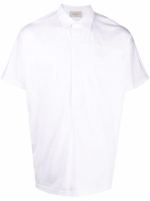 Поплиновая рубашка с короткими рукавами Low Brand. Цвет: белый