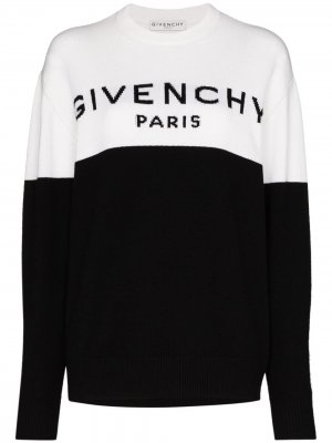 Кашемировый свитер с логотипом Givenchy. Цвет: черный