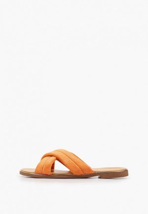 Сабо Ideal Shoes. Цвет: оранжевый