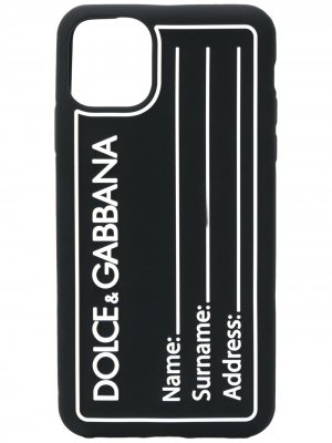 Чехол для iPhone 11 Pro Max Dolce & Gabbana. Цвет: черный