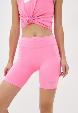 Шорты спортивные Nike. Цвет: розовый