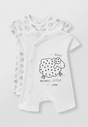 Комбинезоны 2 шт. Mothercare. Цвет: голубой