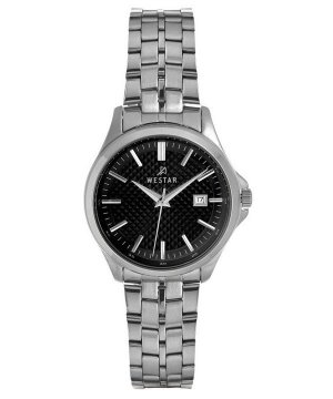 Profile Кварцевые женские часы из нержавеющей стали с черным циферблатом 40202STN103 Westar