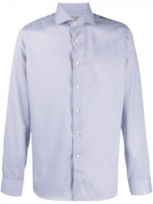 Рубашка в полоску Canali. Цвет: синий