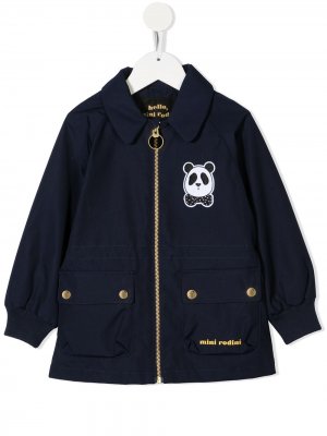 Непромокаемая куртка Panda Mini Rodini. Цвет: синий