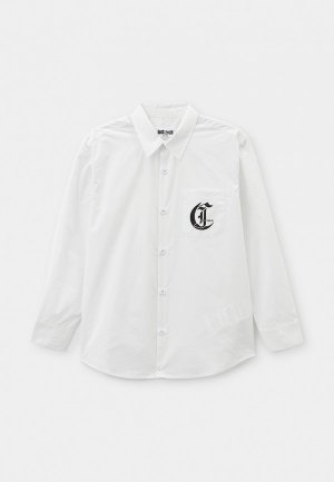 Рубашка Just Cavalli Junior. Цвет: белый