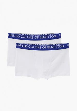 Трусы 2 шт. United Colors of Benetton. Цвет: белый