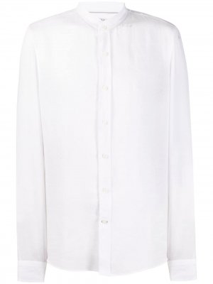 Рубашка узкого кроя с воротником-стойкой Brunello Cucinelli. Цвет: белый