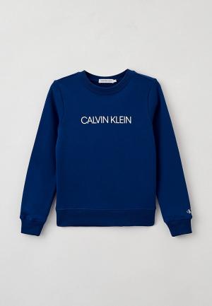 Свитшот Calvin Klein Jeans. Цвет: синий