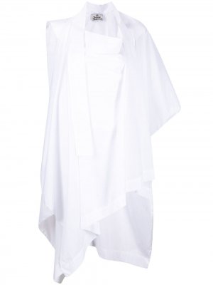 Блузка с драпировкой Vivienne Westwood. Цвет: белый