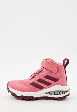 Ботинки трекинговые adidas. Цвет: розовый
