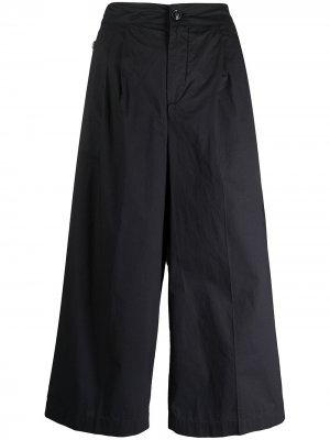 Укороченные брюки широкого кроя Woolrich. Цвет: черный