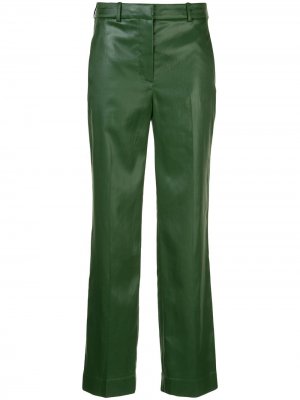 Прямые брюки средней посадки 3.1 Phillip Lim. Цвет: зеленый