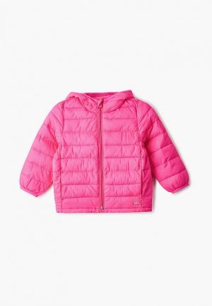 Куртка утепленная Gap. Цвет: розовый