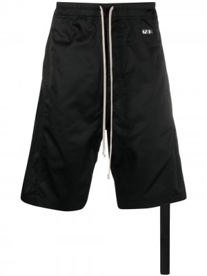 Атласные шорты Rick Owens DRKSHDW. Цвет: черный