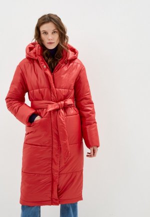 Куртка утепленная TrendyAngel. Цвет: красный