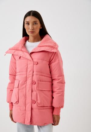 Куртка утепленная Elsi. Цвет: розовый