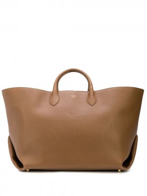 Большая сумка-тоут Amelia Khaite. Цвет: коричневый
