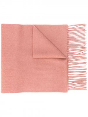 Кашемировый шарф N.Peal. Цвет: розовый