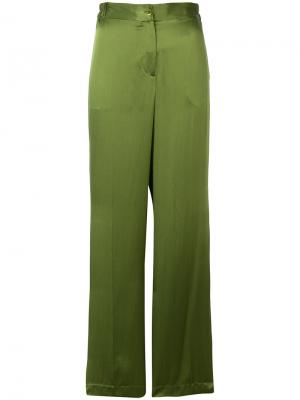 Широкие брюки Equipment. Цвет: зеленый