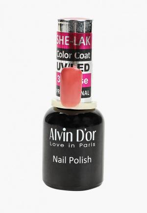 Лак для ногтей Alvin Dor D'or. Цвет: розовый