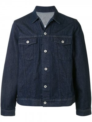 Джинсовая куртка с накладными карманами A BATHING APE®. Цвет: синий