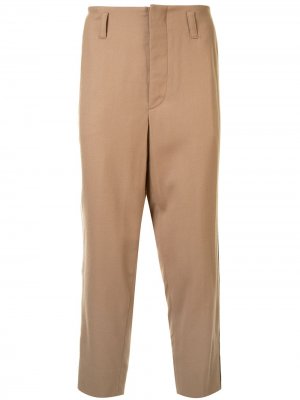 Укороченные брюки с лампасами Ports V. Цвет: коричневый
