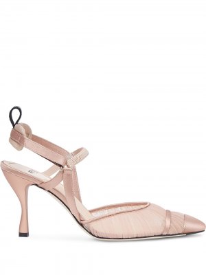 Туфли Colibrì с прозрачными вставками Fendi. Цвет: розовый