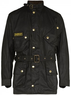 Вощеная куртка B. International Barbour. Цвет: черный