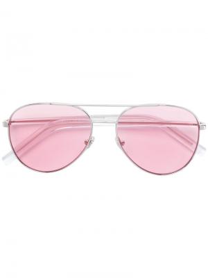 Солнцезащитные очки Ideal в оправе авиатор Retrosuperfuture. Цвет: розовый