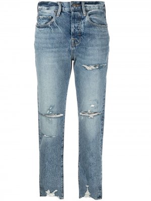 Укороченные джинсы Le Original FRAME. Цвет: синий