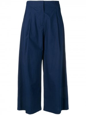 Укороченные брюки палаццо Etro. Цвет: синий