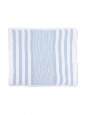 Полосатое одеяло Siola. Цвет: белый